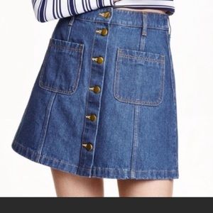 H&M Divided denim skirt